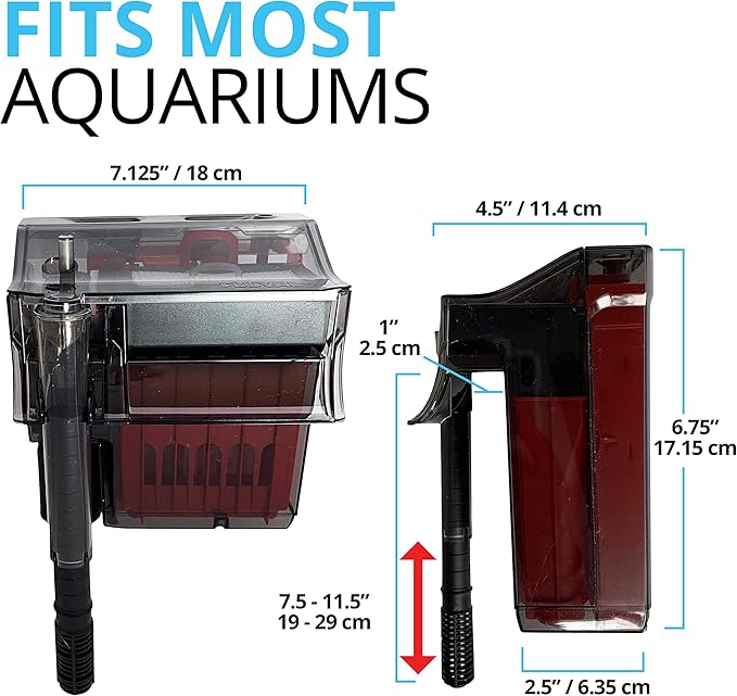 Fluval C3 Power Filter, Fish Tank Filter for Aquariums up to 50 Gal. - AquaVibe