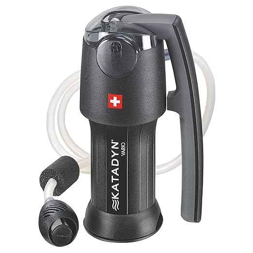 Katadyn Vario Water Filter, Dual Technology Microfilter for Personal or Small Group Camping, Backpacking or Emergency Preparedness