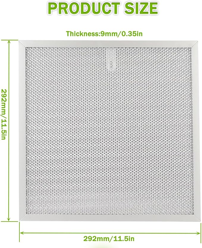 S99010467 99010467 Range hood filter Replacement 5 Layer Aluminum Mesh Hood Grease Filter Fit for Broan Range Hood Filter BXT1 &Nutone AR1 series(1 Pack)