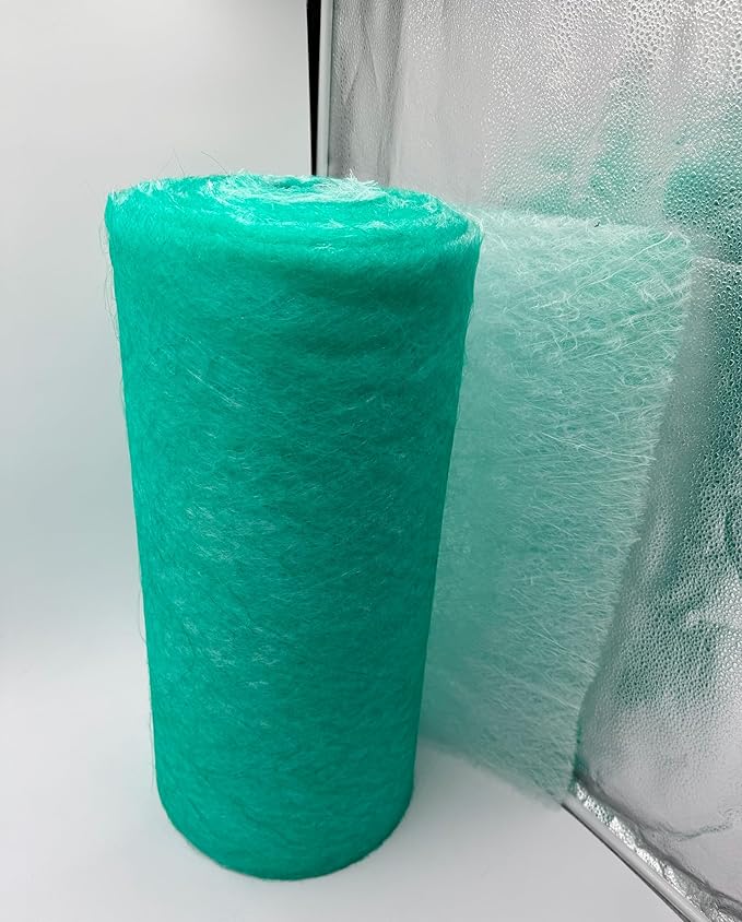 Paint Booth Exhaust Fiberglass Filter, Paint Arrestor for Spray Booth (60" x 100ft)