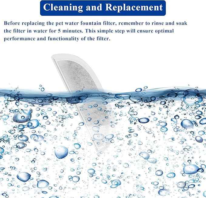 10 Pack Pet Water Fountain Filter Replacements Compatible with Eufy Pet Water Fountain, Providing a Triple Filtration System to Ensure Fresher and Purer for Dogs and Cats