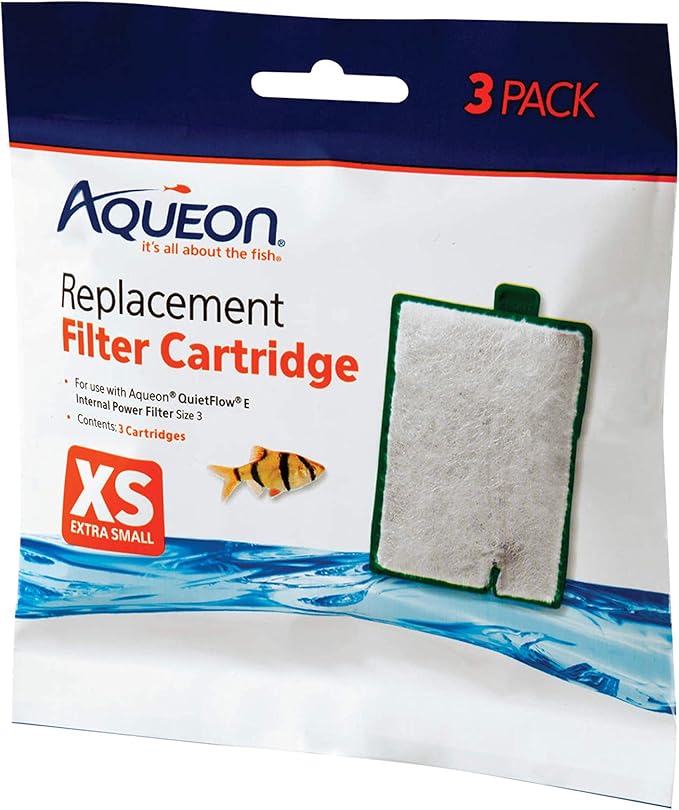 Aqueon Aquarium Fish Tank Replacement Filter Cartridges Extra Small - 3 pack - AquaVibe
