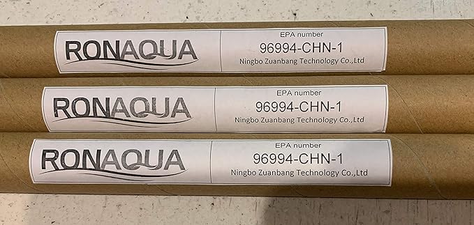 RONAQUA 25W UV 4 Prong Replacement Bulb for 6 GPM Water Purifier Ultraviolet Light Filter Set of 3