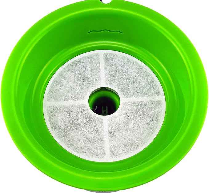 NRP 6-Pack Premium Water Filter Replacement for CATIT Flower Pet Fountain,Stainless Steel and Zeus 6L Fountain Filter 5.5" Disc Hybrid Materials