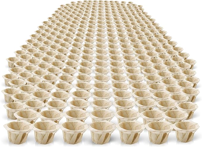 canFly 1000 Unbleached Disposable K-CUP Paper filters for Keurig single cup coffer filters compatible with Ekobrew, EZ-Cup and other Reusable K-CUP Filters (1000)