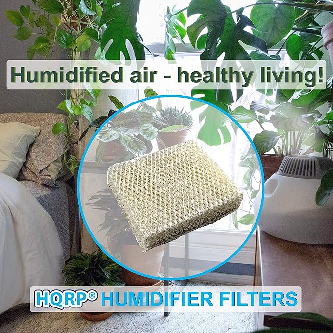 HQRP Wick Filter Compatible with Duracraft DH803 / DH804 / DH805 / DH806 / DH807 / DH810 / DH815 / DA1007 Natural Cool Moisture Humidifier, AC-809 / D09-C/AC-815 Replacement