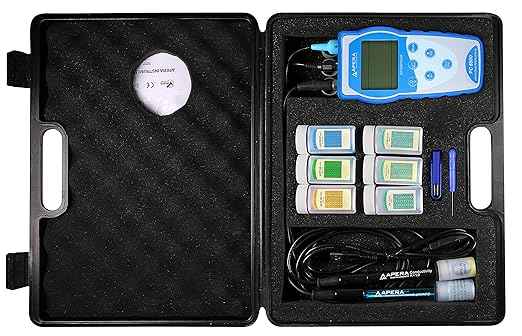 Apera Instruments Premium Series PC8500 Portable Handheld pH/Conductivity Meter Kit (AI5524)
