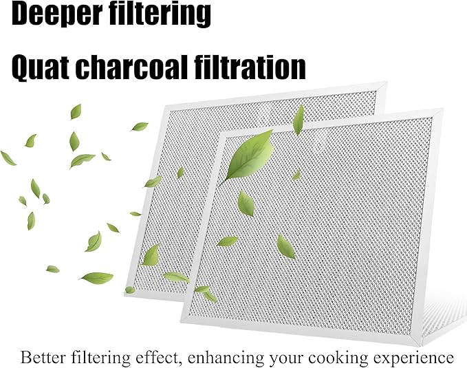 99010467 S99010467 Range Hood Filter 11-1/2 x 11-1/2 Compatible with Broan Range Hood Filter BXT1 Nutone AR1 Series 99010467 Aluminum Mesh Grease Filters for Easy Kitchen Maintenance（2 pack）