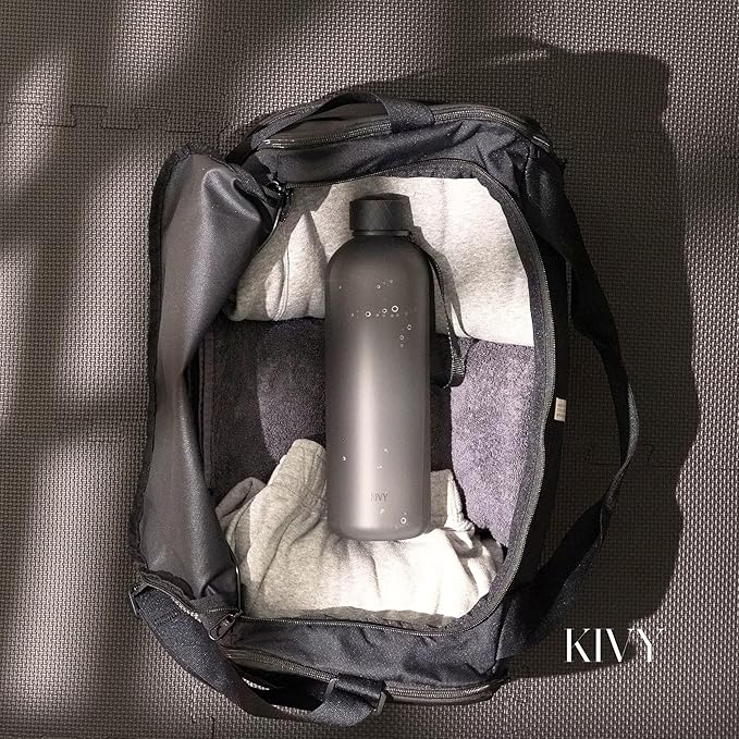 KIVY Slim Water Bottle 50oz [Lightweight & Shatterproof] - Reusable Tritan Water Bottle - Leak Proof Water Bottle for Women & Men - No Spill - Dishwasher Safe‚