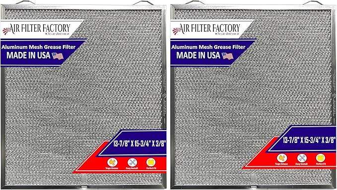Air Filter Factory Aluminum Grease Filter HPFA3B30 Replacement For Broan Nutone Range Hood 13-7/8