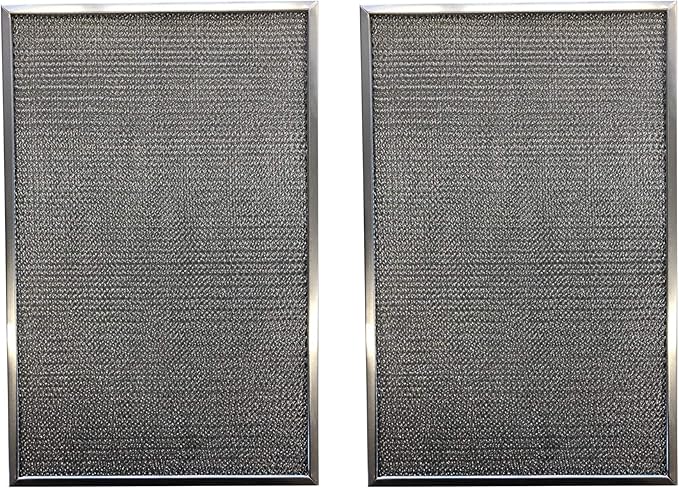 Filter Everything Replacement Aluminum Pre/Post Filter Compatible with Trion 123324-007, HE1400, MAX5-1400, IAQ1400, AirBear – 10-1/2” x 20” x 5/16” – 2-Pack - AquaVibe