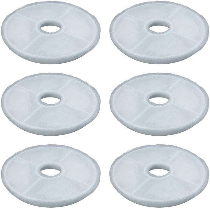 PetStandard Filters for Catit Design Senses Fountains and Catit Flower Fountains, Pack of 6