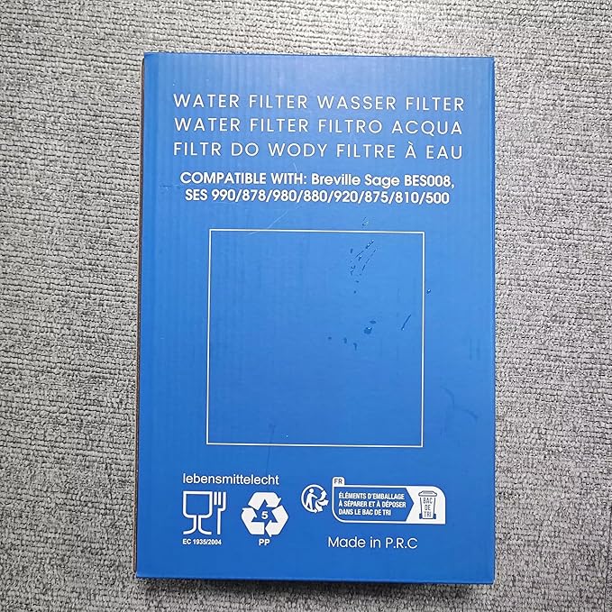Water Filter for Breville Barista Touch Espresso Machine BES880, Barista Pro BES878, Oracle Touch BES990, Oracle BES980 & Dual Boiler BES920 Bambino ClaroSwiss Sage, BES008WHT0NUC1 (6 Pcs) - AquaVibe