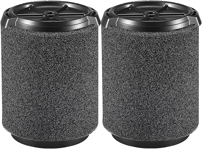 2 Pack VF7000 Replacement Filter for Ridgid Shop Vac, Compatible with Ridgid 5-20 Gallon and Husky 6-9 Gallon Wet/Dry Vacuum Cleaners Replacement Filters, Foam Wet Application Filter - AquaVibe
