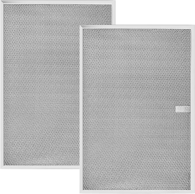 NEW 2 Packs BPS1FA36 Aluminum Range Hood Filter by puxyblue 11-3/4" X 17-1/4" X 3/8" Replace WB02X10706 S99010300 AP5613213 Fit for Broan QS1 Series NuTone WS1 Series Kenmore 233 Series - AquaVibe