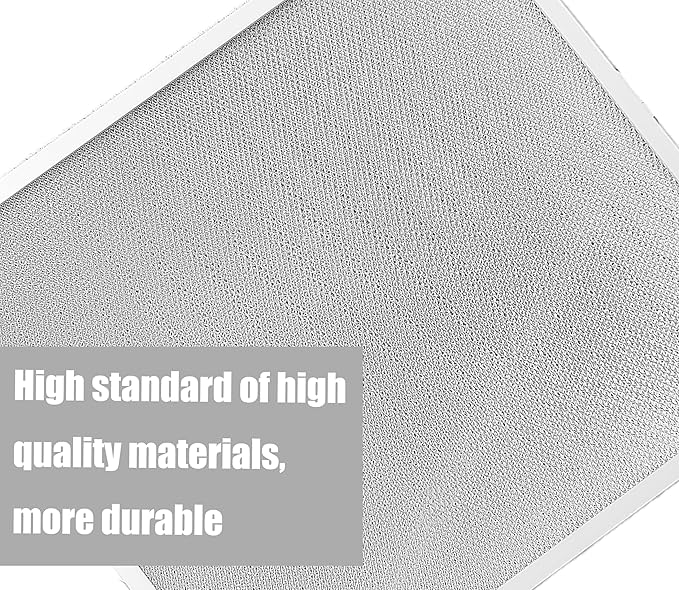 S99010430-003 99010430-003 Grease Range Hood Filters Replacement compatible with Broan Nutone HPFA136 High Efficiency Kitchen Filter Set for Home Cooking Essential (1-Pack) - AquaVibe