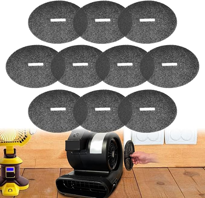 10-Pack Replacement Filters Compatible with B-Air Pet Dryer Airmovers GP-1, GP-1-F Grizzly, for Use by Pet Groomers and Kennels - AquaVibe