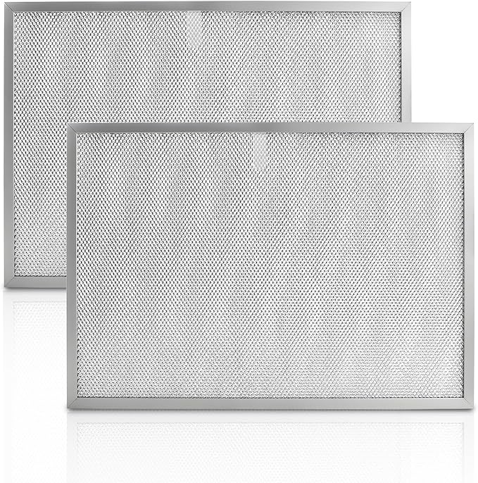 2PCS W11177751 Range Hood Grease Filter 17.24X11.7 inch Replacement W10419114 W10834041 W11176974 4547137 AP6285612 PS12348521 EAP12348521 Compatible with Whirlpool - AquaVibe