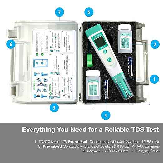 APERA INSTRUMENTS AI209-T Value Series PH20 pH Tester Combo Kit & AI213 Value Series TDS20 Waterproof TDS Pocket Tester kit, Accuracy: ±1% F.S, 2-Point Auto. Calibration