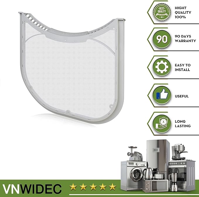 DLE2301R DLE2514W DLE2301W DLE2350W DLE2512W DLE3777W DLE5955G DLE5977W DLE7177RM Dryer Lint Filter Screen Trap Replacement For LG Dryer