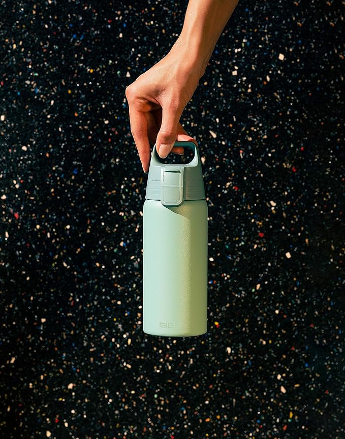 SIGG - Shield Therm- Stainless Steel Insulated Water Bottle - Carbonated Drinks, Leakproof, BPA Free, Recycled, 25, 34Oz