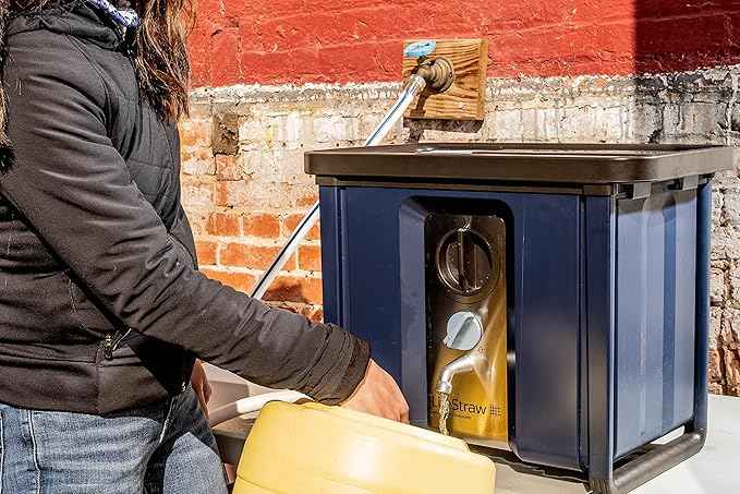 LifeStraw Max – High Flow, High-Capacity Water Filter and Purifier for Survival, Emergencies, and Humanitarian Aid