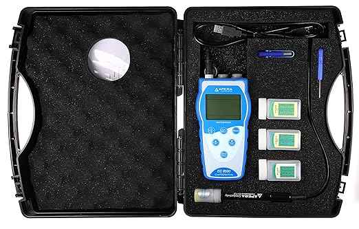 Apera Instruments Premium Series EC8500 Portable Handheld Conductivity Meter Kit