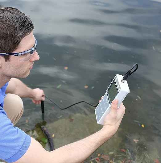 Apera Instruments AI422 EC400S Portable EC (Conductivity)/TDS/Salinity/Resistivity) Meter Kit, GLP Data Management (500 Groups of Data Storage), USB Data Output, 1.3" Height, 3.4" Wide, 7" Length