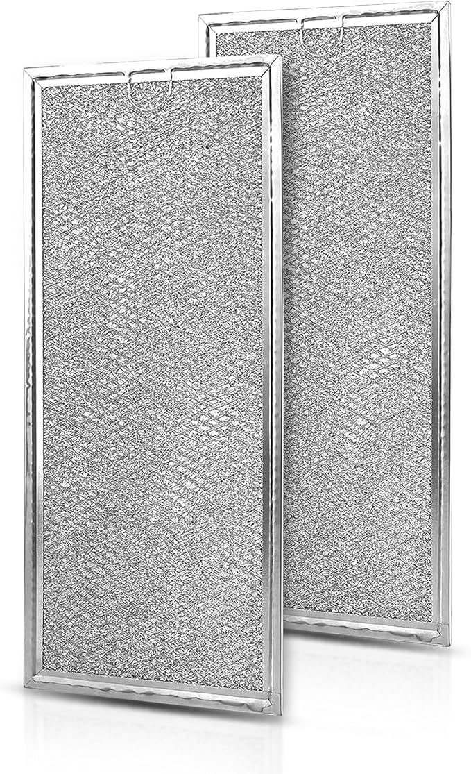Set 2 Pack Grease Filter Shipped Replacement for Samsung ME18H704SFS ME18H704SFS/A2 ME18H704SFS/AA ME18H704SFS/AC Microwave