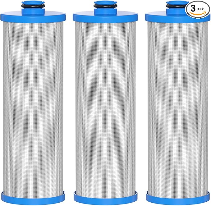 KW1 RV Water Filter 2.5 x 10" Compatible with RCS/FR1 Housing Replaces KW1 and FRE-10-BN Filtration Systems, 3-Pack