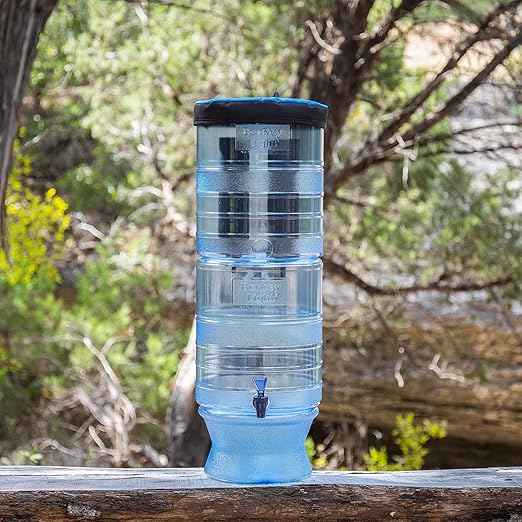 Berkey Light Gravity-Fed Water Filter System with 2 Authentic Black Berkey Elements