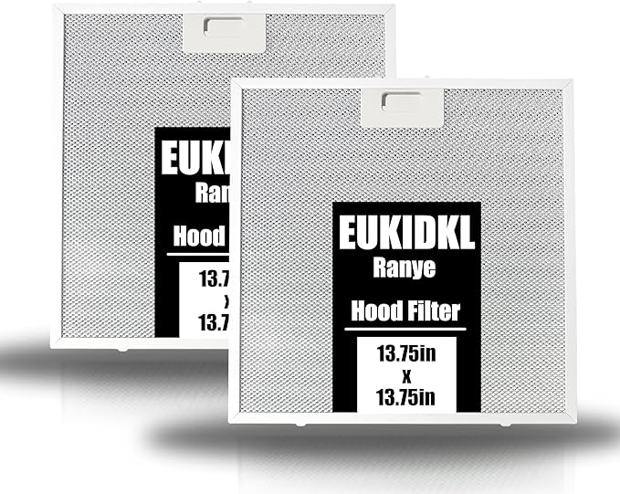 WB02X27207 Range Hood Grease Filters Compatible with GE Extractor Hood JVX5300BJ1TS JVX5300DJ1BB Replace 4463981 AP6039217 PS11771771 EAP11771771 Efficient Kitchen Air Quality Solutions(2 PCS) - AquaVibe