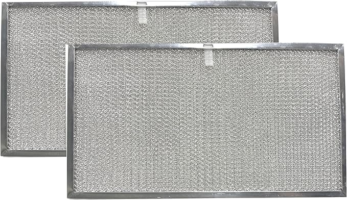 Air Filter Factory Replacement For 99010103, S99010103, 610011, 1172723 Range Hood Aluminum Grease Filters 2-Pack