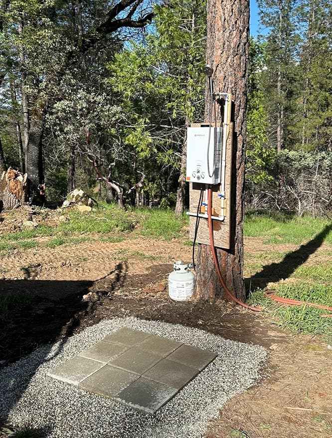 CAMPLUX Portable Propane Water Heater - 2.64GPM, 3.3GPM Pump & Pipe Strainer, 68,000 BTU for Camping & Off-Grid Cabins