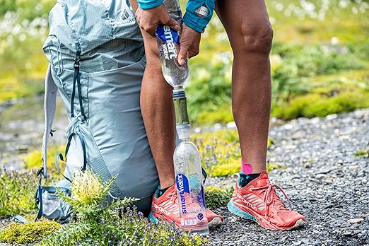Platypus Quickdraw Ultralight Backpacking Water Filter, Green