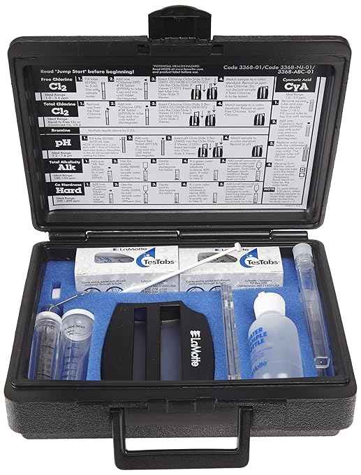 LaMotte 3368 Model PM-51 Pool Manager Water Test Kit, Outdoor Pool