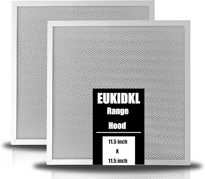 S99010467 99010467 Range Hood Aluminum Mesh Grease Filter Replacement for Broan and Nutone AR1 Series 11-1/2 x 11-1/2 x 3/8 Inches Durable Clean Air Solution[2PCS]