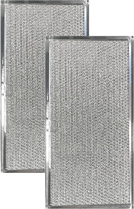 Air Filter Factory Grease Filter MDJ42908501, 5230W2A004A, R0130608, WB06X10796 Replacement For LG Microwave Oven 12-Layer Aluminum Grease Filters 2-Pack