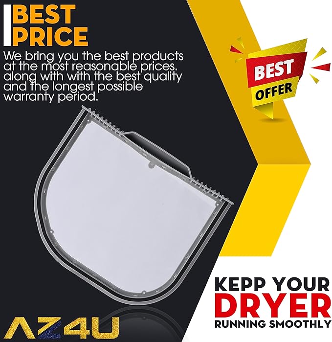 Dryer Lint Filter Screen Trap Replaces For LG DLEX5101V DLEX5170W DLEX5680W DLEX7600WE DLEX5780VE DLEX7600KE DLEX5101W DLEX5170V DLEX5680V DLEX6001W DLEX7600VE DLEX5175W DLEX5170W DLEX5680WE Dryer