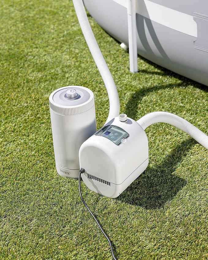 INTEX C2500 Krystal Clear Cartridge Filter Pump for Above Ground Pools: 2500 GPH Pump Flow Rate – Improved Circulation and Filtration – Easy Installation – Improved Water Clarity – Easy-to-Clean