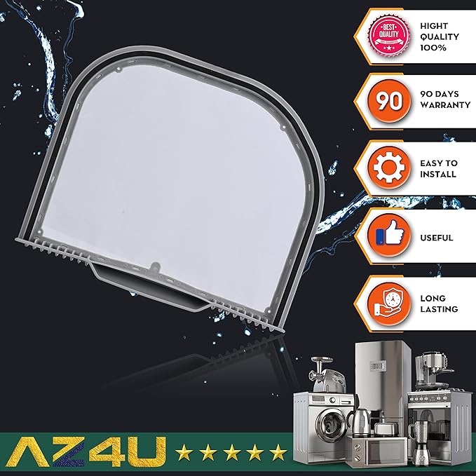 Dryer Lint Filter Screen Trap Replaces For LG DLEY1201W DLEY1201V DLEY1701V DLEY1701VE DLEY1901KE DLEY1901WE DLE7100W DLE7200VE DLE7050V DLE7200WE DLEY1701W DLEY1701WE DLEX6001V DLEX5780WE DLGX6002W - AquaVibe