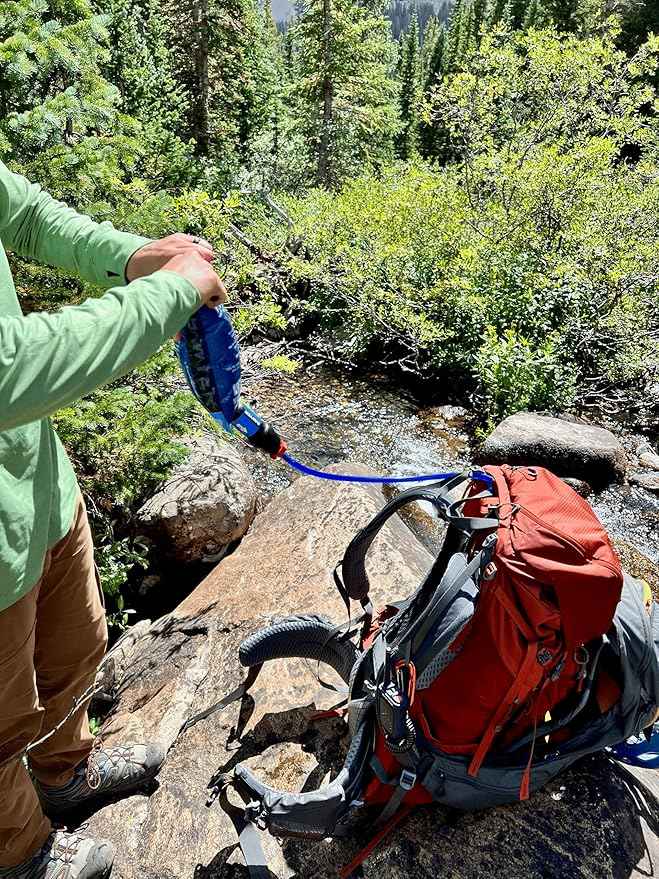 Hydration Bladder Adapter for Sawyer Squeeze Water Filters, 2 Pack – Quick Connect Reservoir Filler, Ultralight & Leak-Free for Backpacking & Hiking