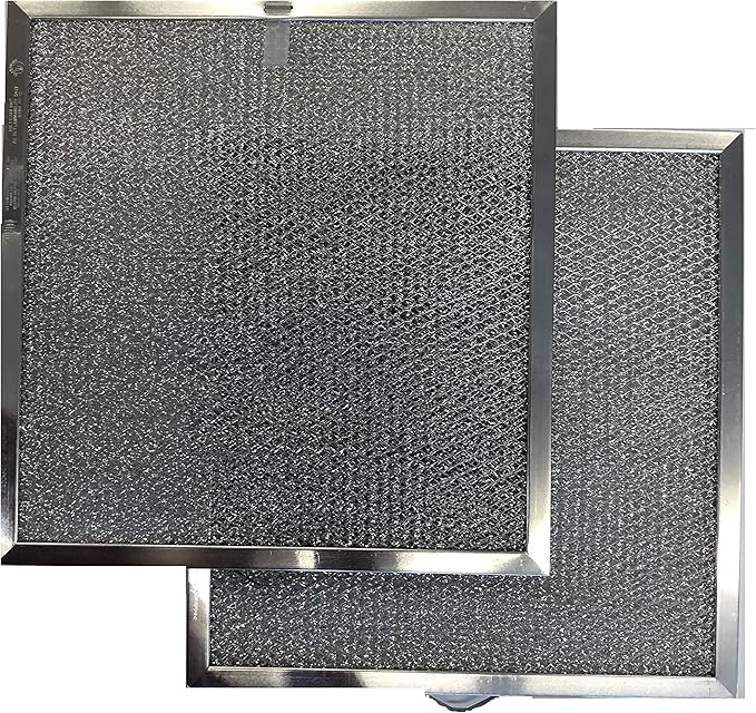 Filter Everything Replacement Range Hood Filter Compatible with Broan/Nutone S99010316 – 11-1/4 x 11-3/4 x 3/8 Inches – 2-Pack - AquaVibe