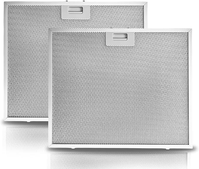 WB02X27203 Range Hood Grease Filter Compatible with GE Range Hood Models JVX5360DJ1BB JVX5360DJ1WW JVX5360SJ1SS JVX5365SJ1SS JVX5365SJ2SS（2 PCS） - AquaVibe