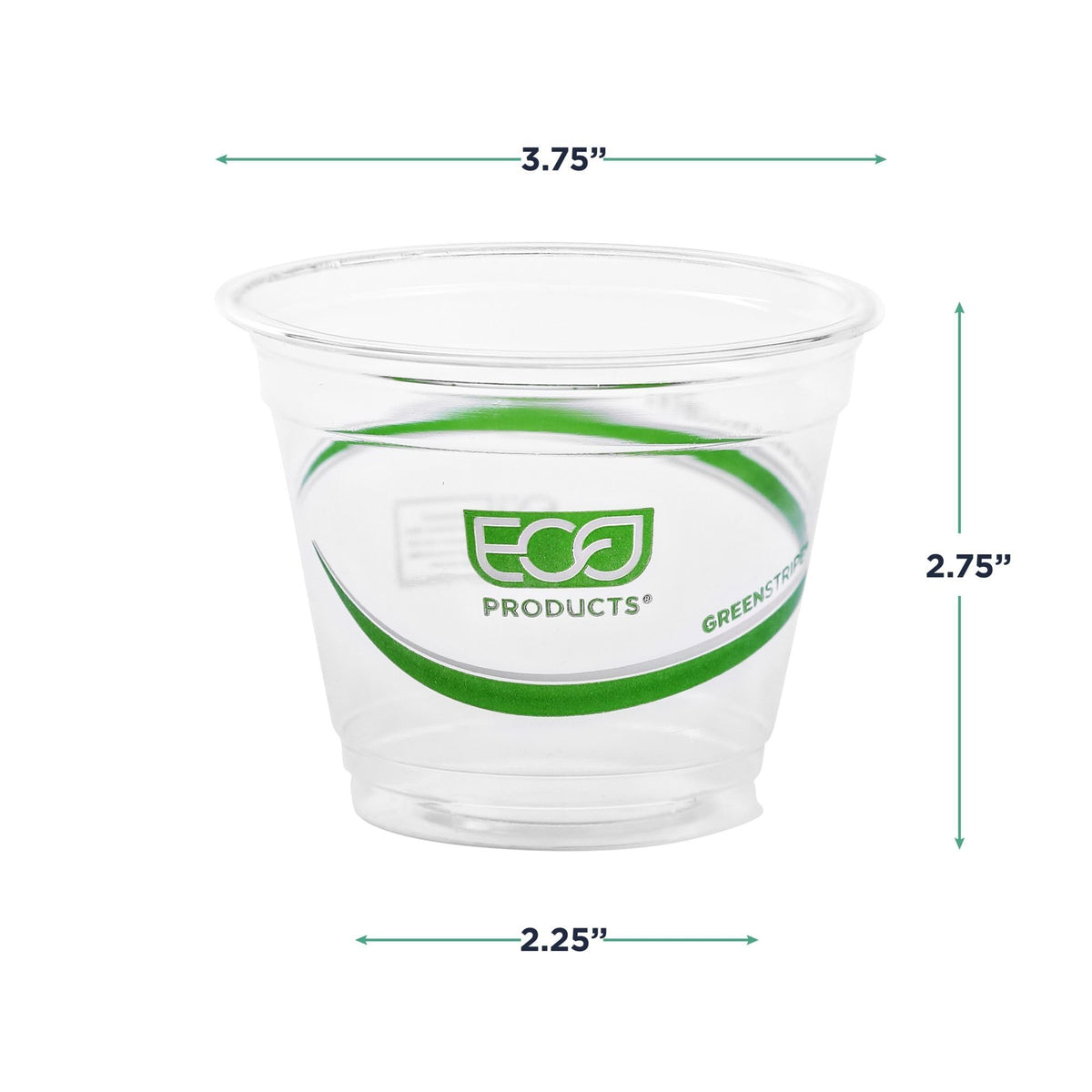 GreenStripe 9 oz Clear Cold Cups (9 oz)