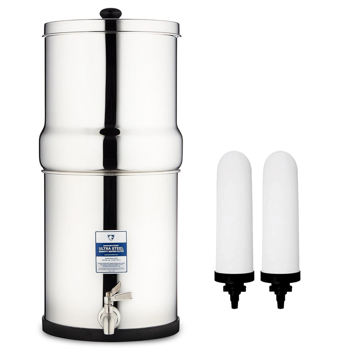Ultra Gravity Water Filter System (Survivor Filter Ultra Gravity Water Filter System and Ceramic Filters)