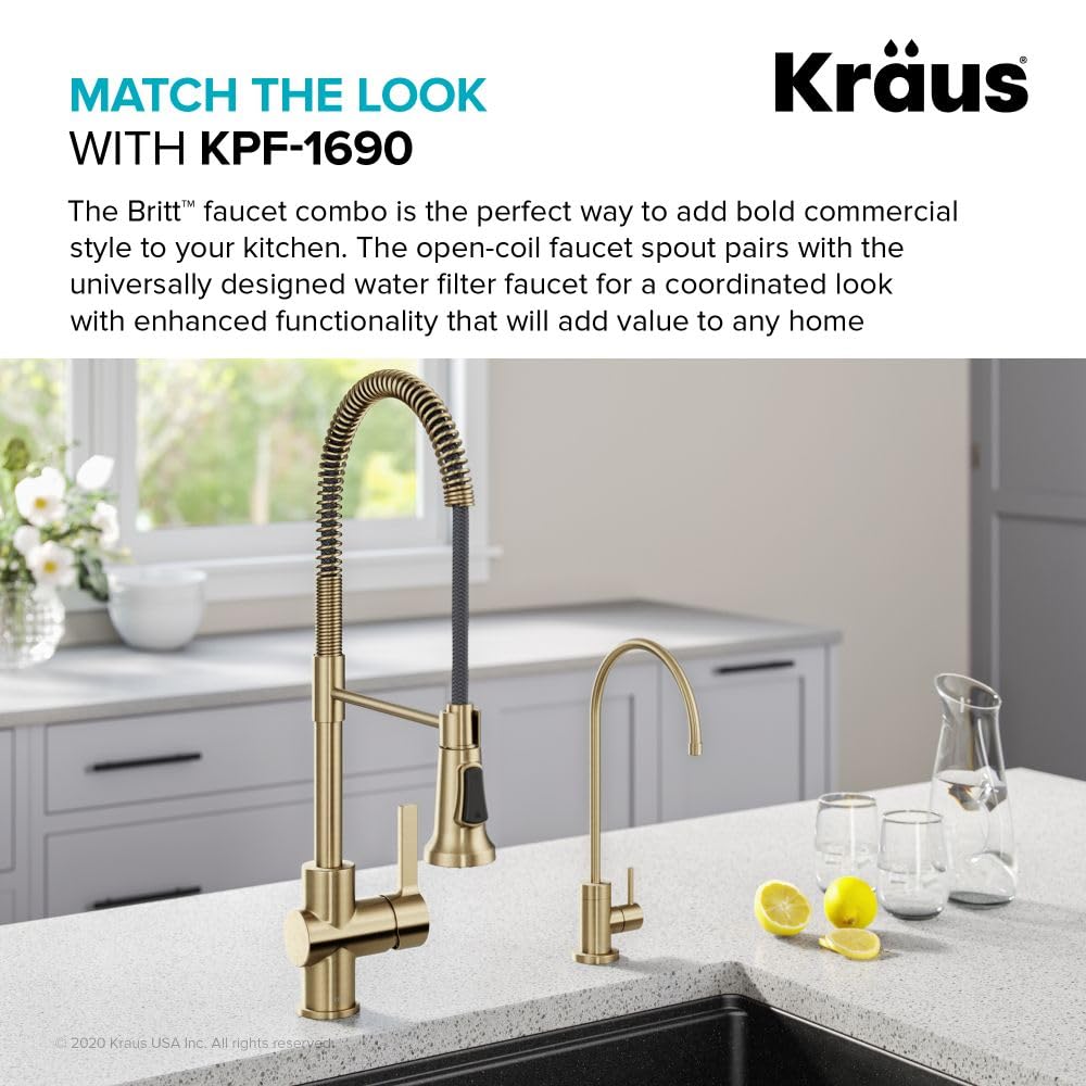 Purita 100% Lead (Spot-Free Antique Champagne Bronze / Filter Faucet)