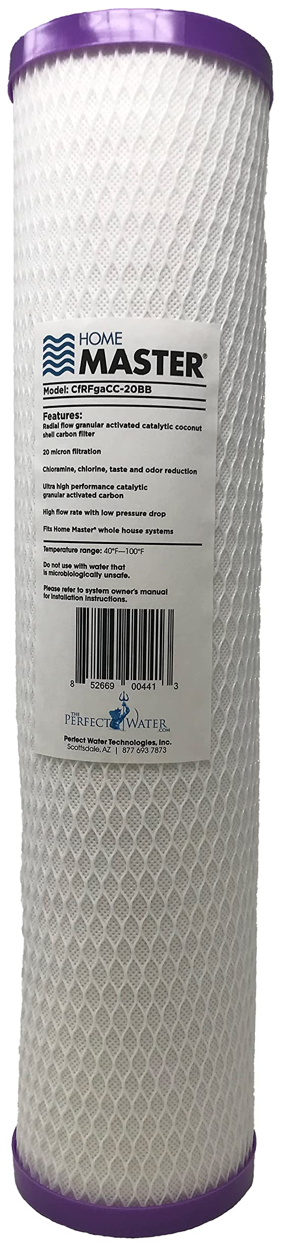 CfRFgaCC 20BB Replacement Whole House Water Filter (Radial-Flow Catalytic Carbon)