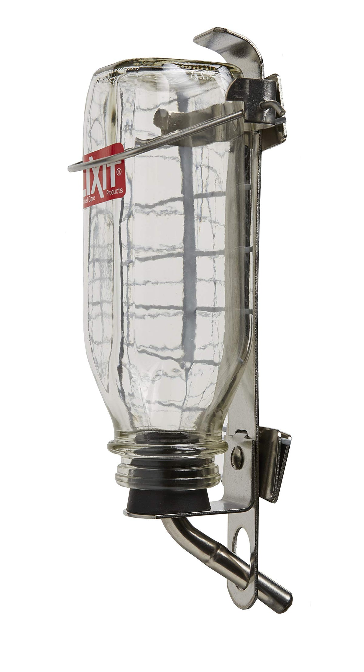 Heavy Duty Deluxe Glass Water Bottles for Birds (Clear / 32 oz Medium Tube)