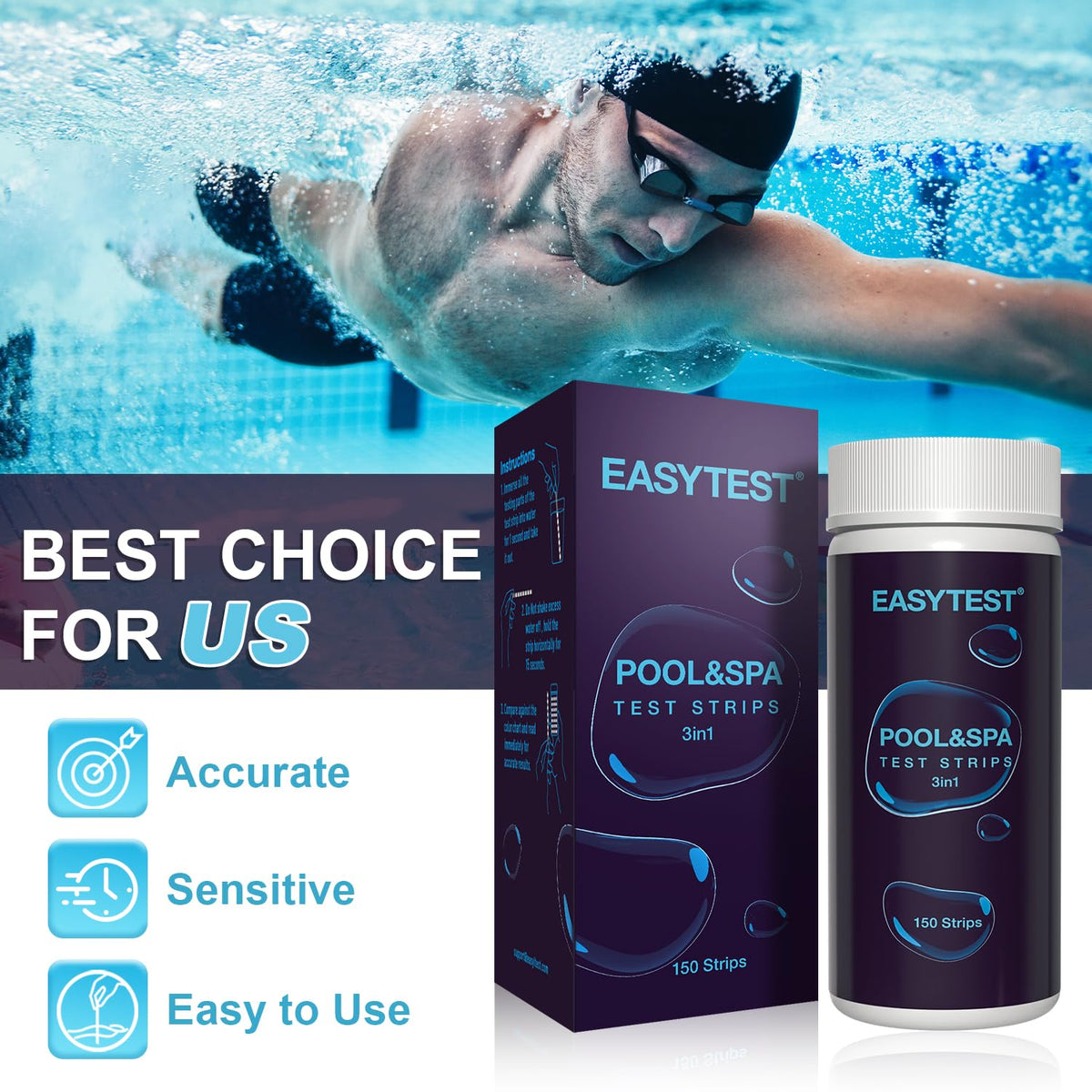 150Pcs 3 Way Hot Tub